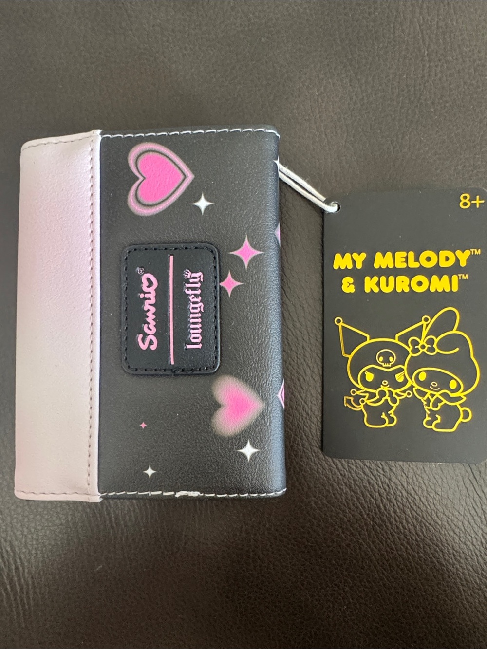 My melody & Kuromi Loungefly Flip wallet NWT